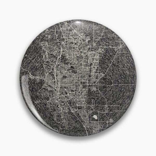 Item preview, Colorado Springs map Colorado ink lines designed and sold by InkMaps.