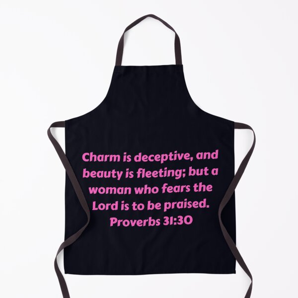 Artikelvorschau, Bible Verse Proverbs 31:30 entworfen und verkauft von Prayingwarrior.