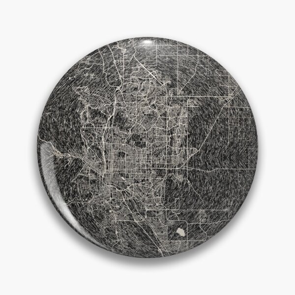 Item preview, Colorado Springs map Colorado ink lines 2 designed and sold by InkMaps.