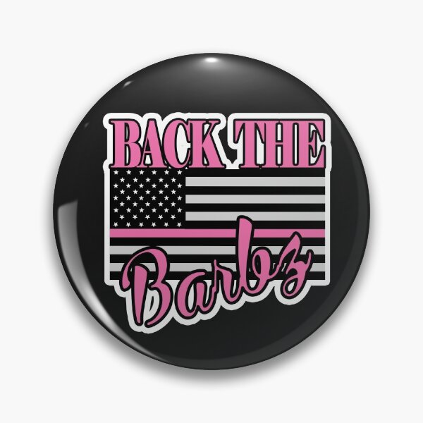 Item preview, Back The barbz Sticker designed and sold by ShopyLK.
