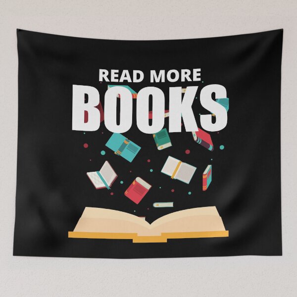 Item preview, Read More Books, With Books Confetti designed and sold by Avishy.