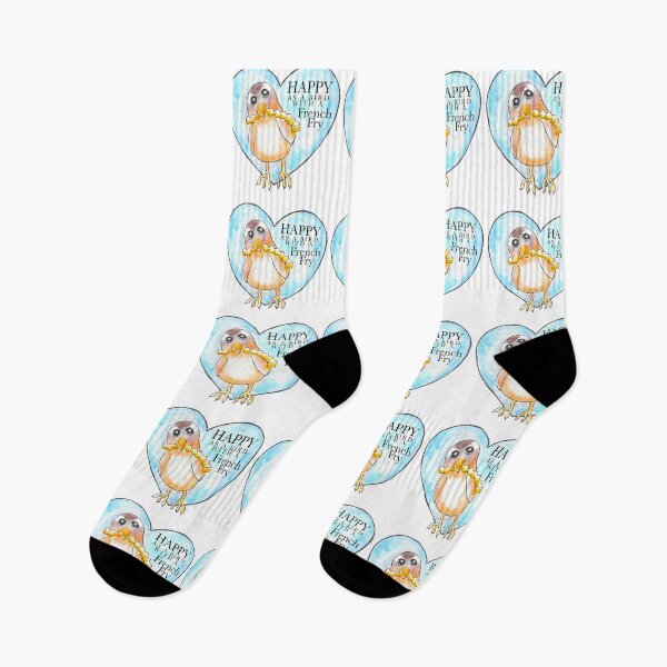 Item preview, Happy As A Bird With a French Fry designed and sold by PonyPoison.