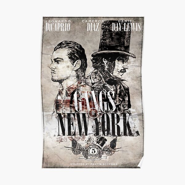 Details about   C0181 Leonardo DiCaprio Gangs of New York Movie Art Silk Poster 20x30 24x36inch 