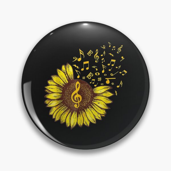 Item preview, Sunflower Music Note Music Lover designed and sold by coraclr.