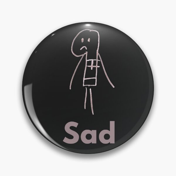Item preview, sad feeling person drawing designed and sold by PeacePluss.
