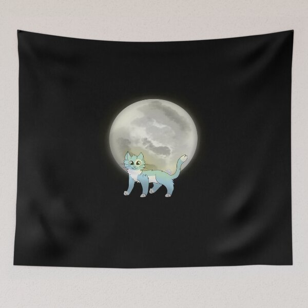 Item preview, Blue Cat and Moon designed and sold by Navided.