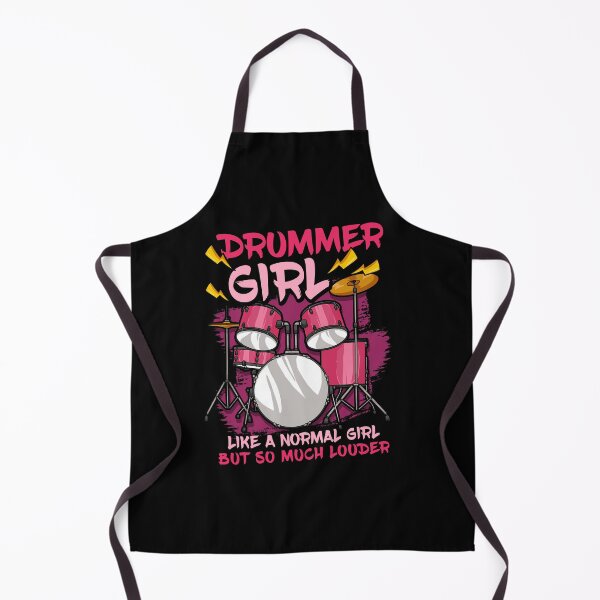 Item preview, Drummer Girl Drums Player Drummer Drumset designed and sold by CreativeGiftShp.