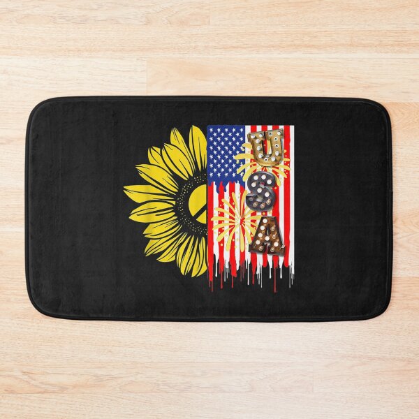 Item preview, Sunflower usa American flag 4th of july designed and sold by coraclr.