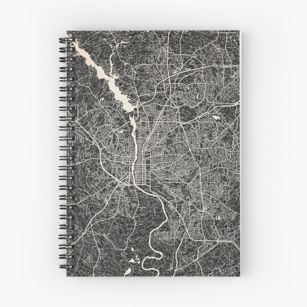 Item preview, Columbus map Georgia Ink lines designed and sold by InkMaps.