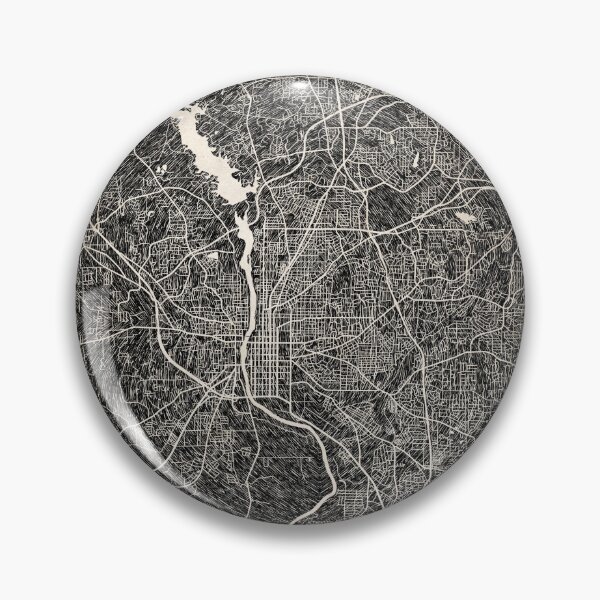 Item preview, Columbus map Georgia Ink lines 2 designed and sold by InkMaps.