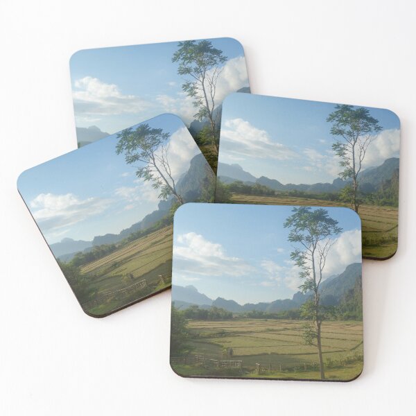 Item preview, Rice Paddies Near Vang Viang designed and sold by Vagabondlens.
