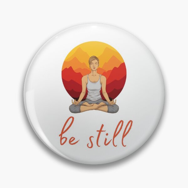 Item preview, Be Still, Meditation, Yoga, Prayer Design. designed and sold by Fiftyandfab.