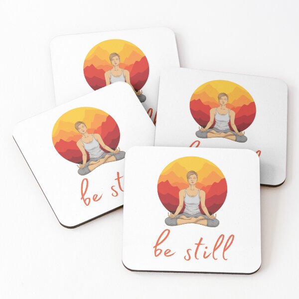 Item preview, Be Still, Meditation, Yoga, Prayer Design. designed and sold by Fiftyandfab.