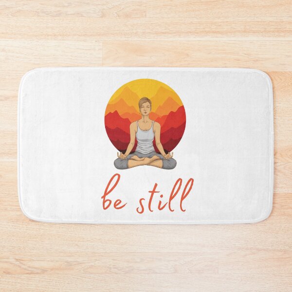 Item preview, Be Still, Meditation, Yoga, Prayer Design. designed and sold by Fiftyandfab.