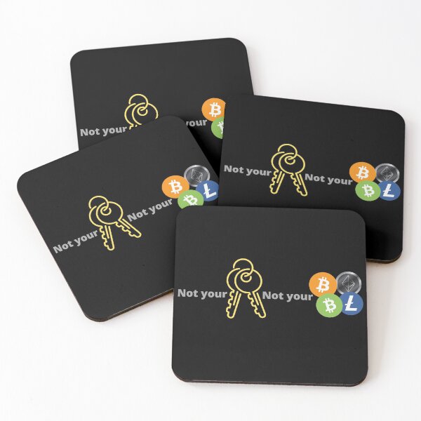 Item preview, Not you Keys, Not Your Crypto designed and sold by Scubaloppy.