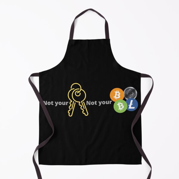 Item preview, Not you Keys, Not Your Crypto designed and sold by Scubaloppy.