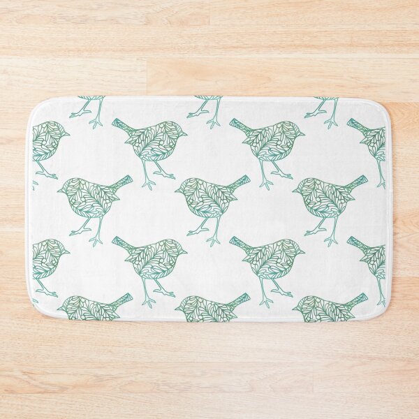 Item preview, Flower Filled Little Bird with Leaves and Berries designed and sold by RosalieReeves.