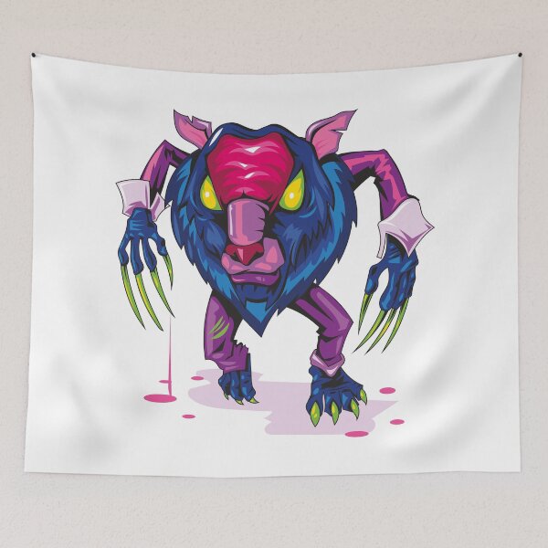 Item preview, Scary Wolf Monster Shirt designed and sold by YSNbr.