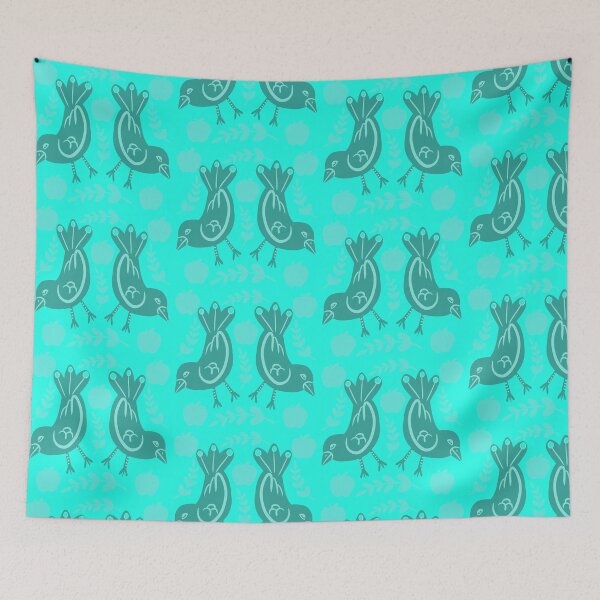 Item preview, Bird and apple pattern  designed and sold by Emma Martinez.
