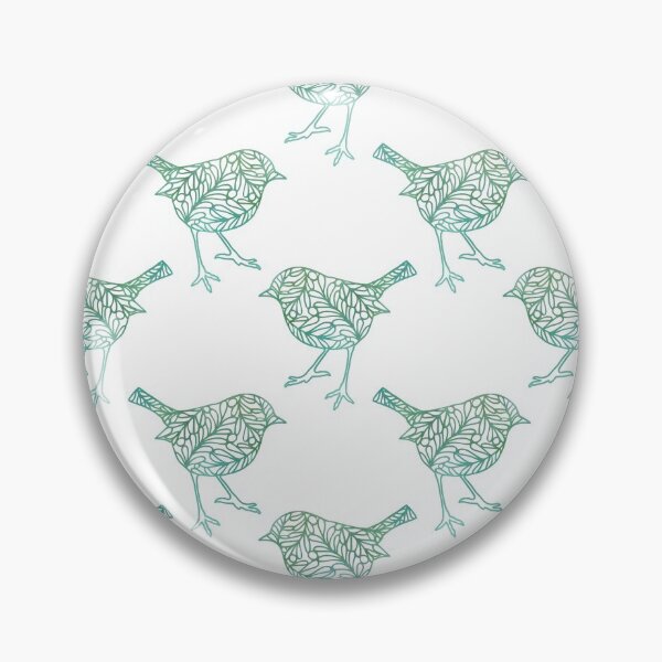 Item preview, Flower Filled Little Bird with Leaves and Berries designed and sold by RosalieReeves.