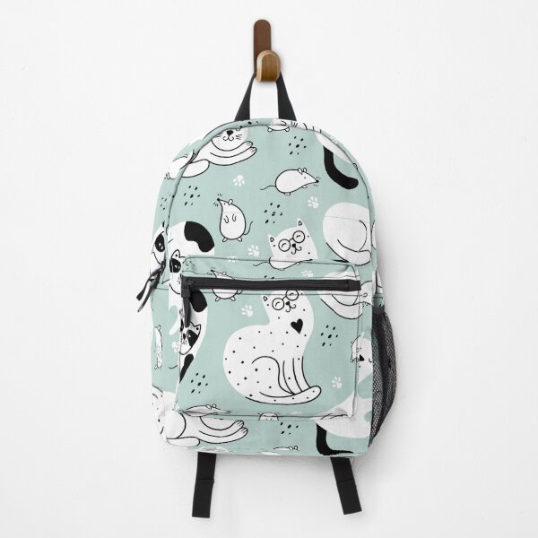 Item preview, Cute Pattern Of Cats And Mouse, Simple Colorful Design, Cat Pattern designed and sold by PandaSoul.