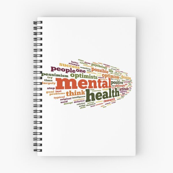 Item preview, Mental Health Word 2 designed and sold by WaveOcean123.