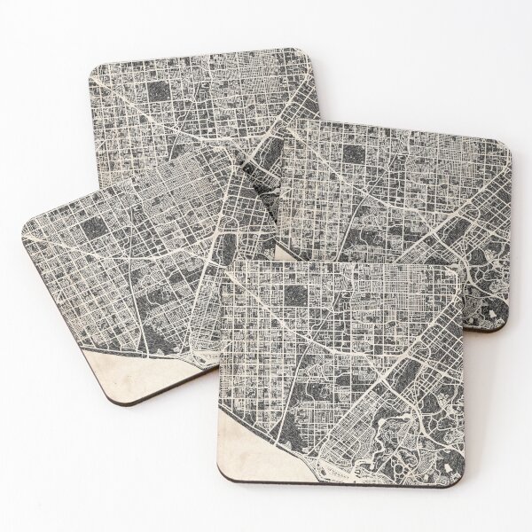 Item preview, Costa Mesa map California ink lines 2 designed and sold by InkMaps.