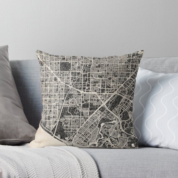 Item preview, Costa Mesa map California ink lines 2 designed and sold by InkMaps.
