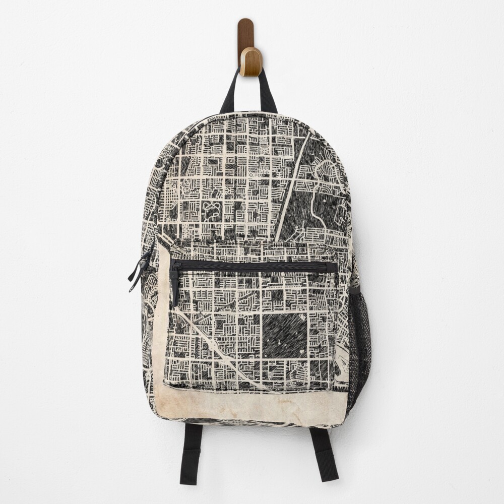 Vista previa del artículo con la obra «Mochila», diseñado y vendido por InkMaps.