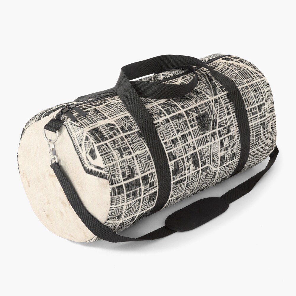 Vista previa del artículo con la obra «Bolsa deportiva», diseñado y vendido por InkMaps.