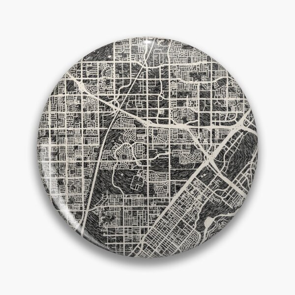 Item preview, Costa Mesa map California ink lines designed and sold by InkMaps.