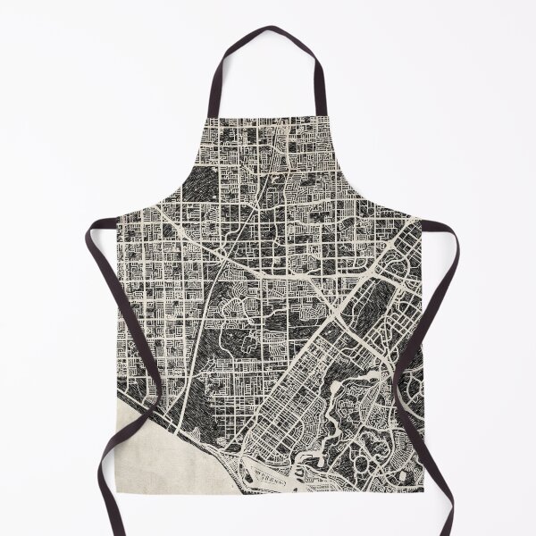 Item preview, Costa Mesa map California ink lines designed and sold by InkMaps.