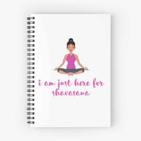 Item preview, I Am Just Here For Shavasana, Yoga Design. designed and sold by Fiftyandfab.