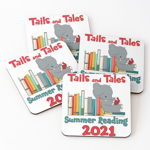 Item preview, Tails And Tales Summer Reading 2021 Elephant Book Lovers T-Shirt designed and sold by HuuHoang88.