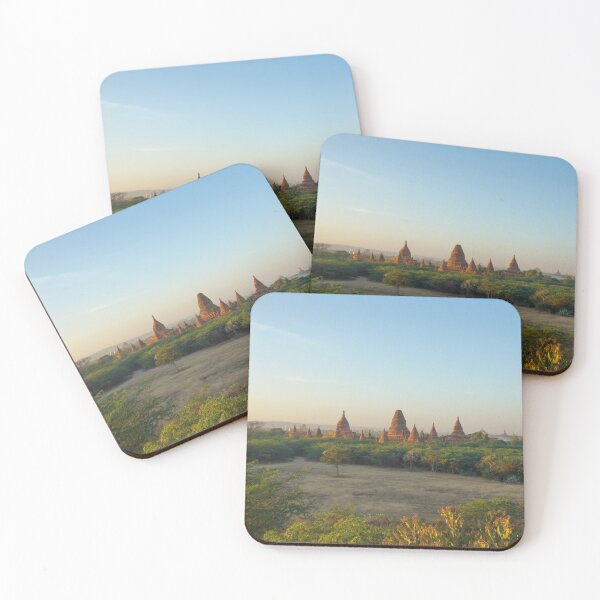 Item preview, Sunset Over Temples at Old Bagan designed and sold by Vagabondlens.