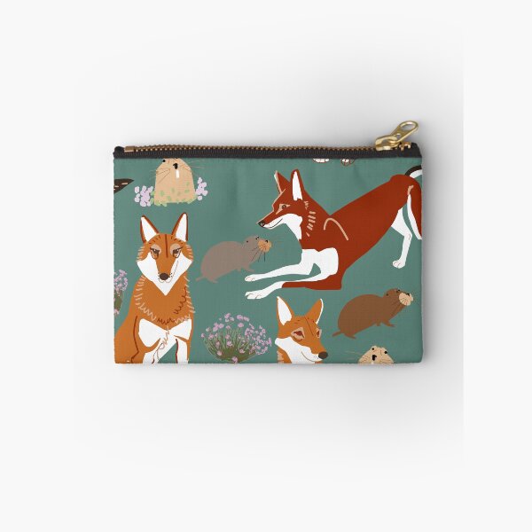 Item preview, Caberu pattern in teal Ethiopian Wolf designed and sold by belettelepink.