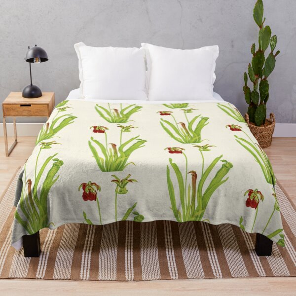 Item preview, Sweet Pitcherplant - Sarracenia Rubra- Walcott - Botanical Illustration designed and sold by chimakingthings.