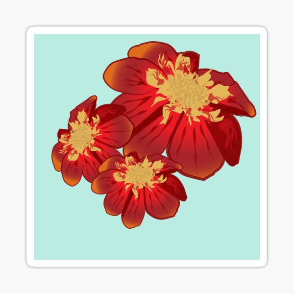 Dahlia 2016 Sticker