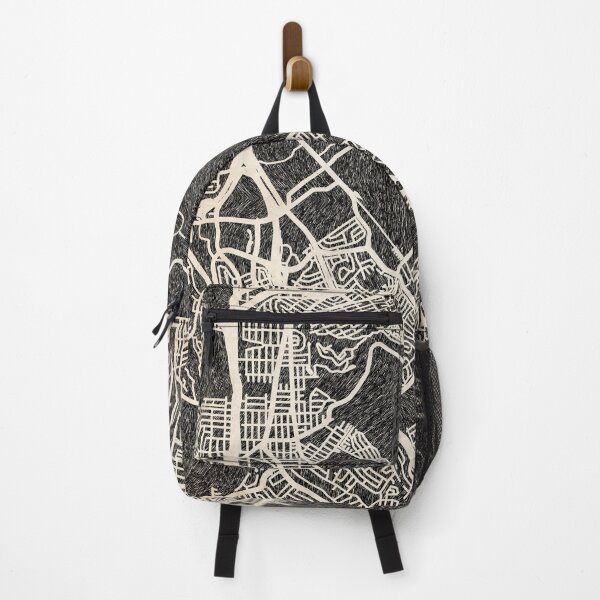 Item preview, Daly City map California Ink lines 2 designed and sold by InkMaps.