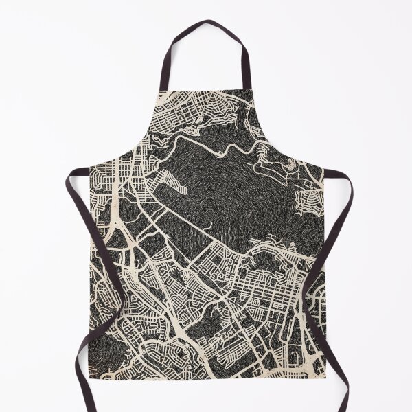 Item preview, Daly City map California Ink lines 2 designed and sold by InkMaps.