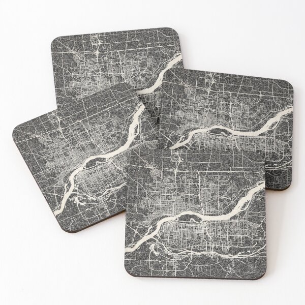 Item preview, Davenport map Iowa ink lines designed and sold by InkMaps.