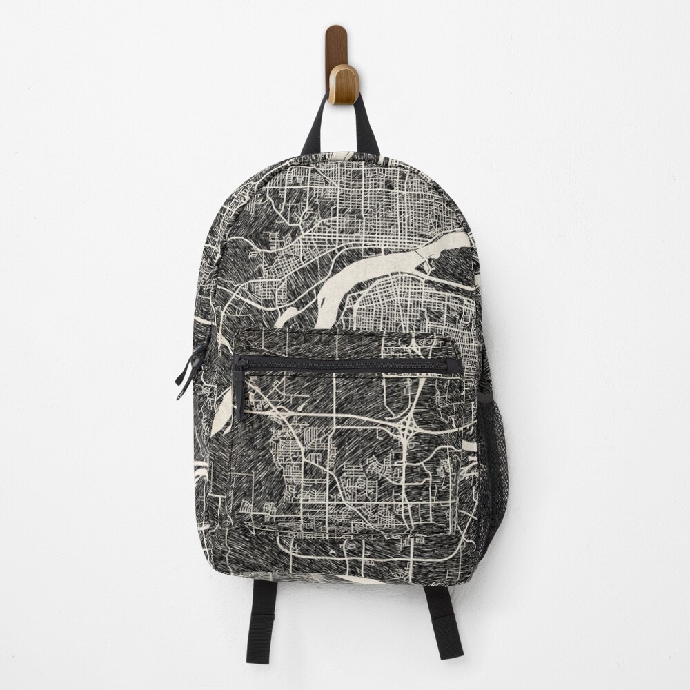 Vista previa del artículo con la obra «Mochila», diseñado y vendido por InkMaps.