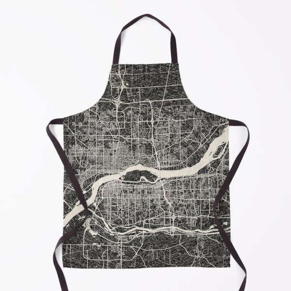 Item preview, Davenport map Iowa ink lines designed and sold by InkMaps.
