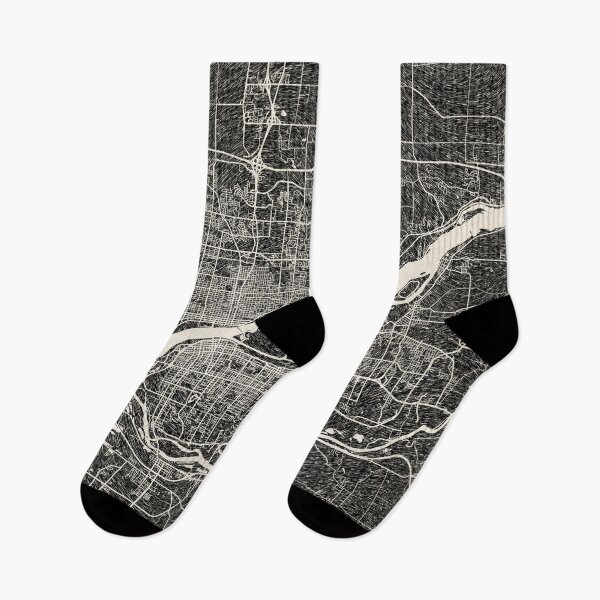 Artikelvorschau, Davenport map Iowa ink lines entworfen und verkauft von InkMaps.