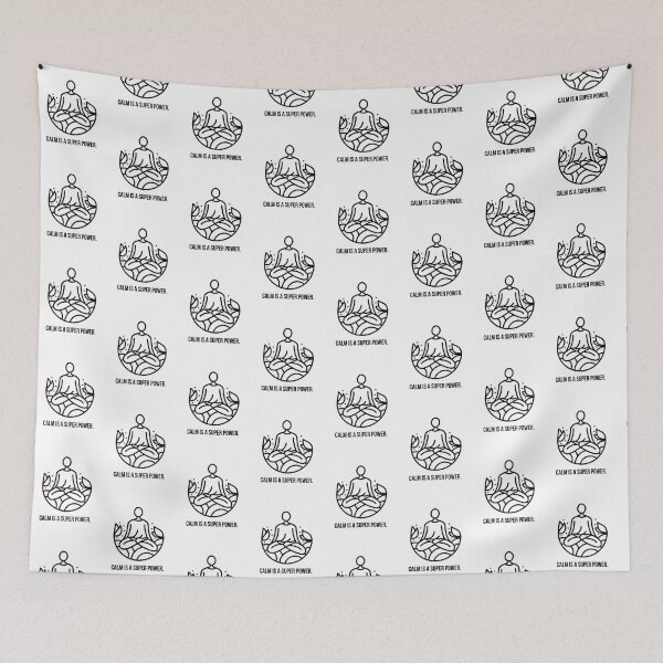 Item preview, CALM IS A SUPER POWER designed and sold by TheresePrintArt.
