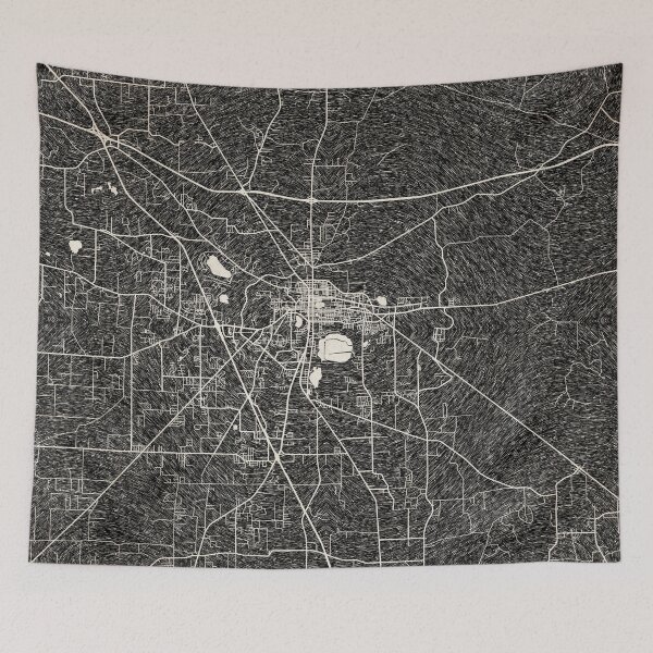 Item preview, Davie map Florida Ink lines designed and sold by InkMaps.