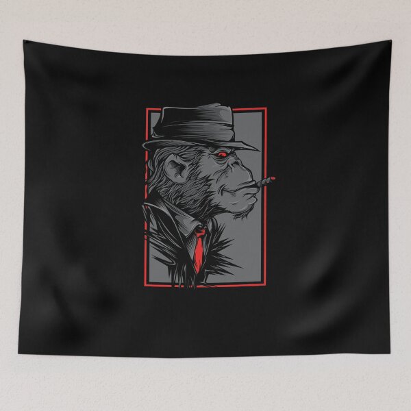 Item preview, Mafia Chimpanzee No. 3 designed and sold by SukaSukaSukaTee.