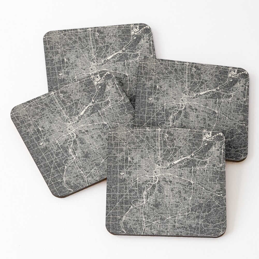 Item preview, Coasters (Set of 4) designed and sold by InkMaps.