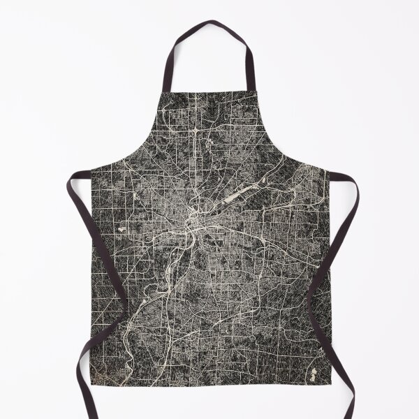 Item preview, Dayton map Ohio Ink lines 2 designed and sold by InkMaps.