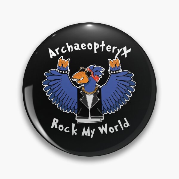 Item preview, Archaeopteryx Rock My World ( Black Version ) designed and sold by WULFLAND ARTS.